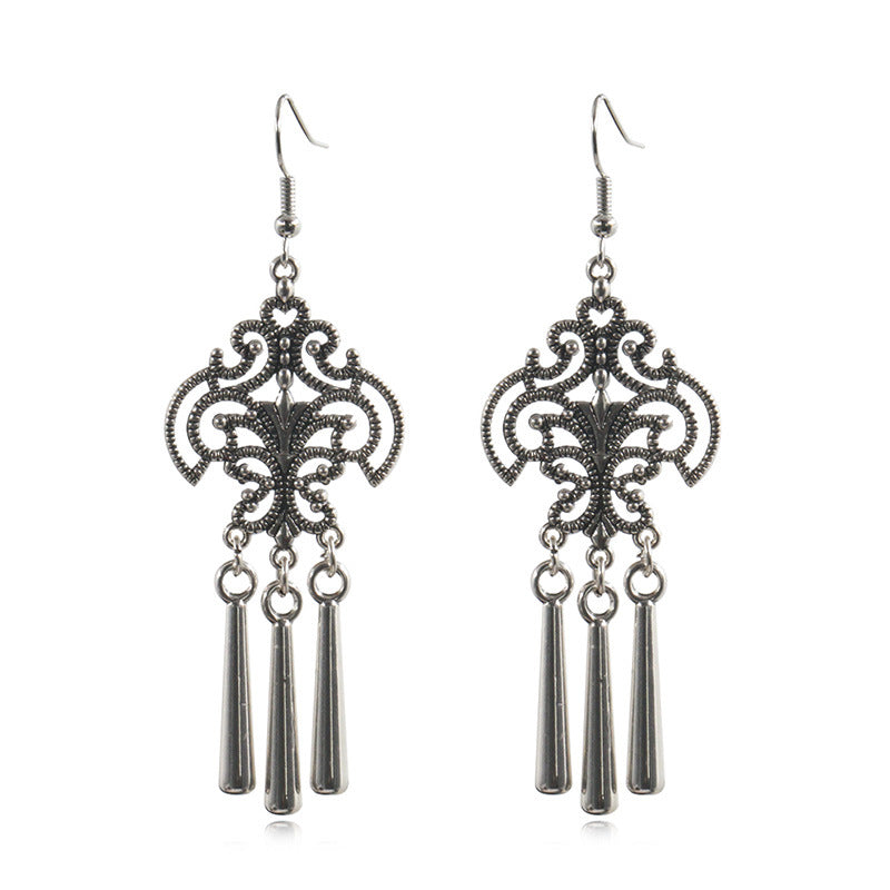 Wholesale Yunnan Miaofeng Tibetan Silver Copper Earrings